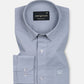 Amess Silver Plain Linen Shirt - John Ellies