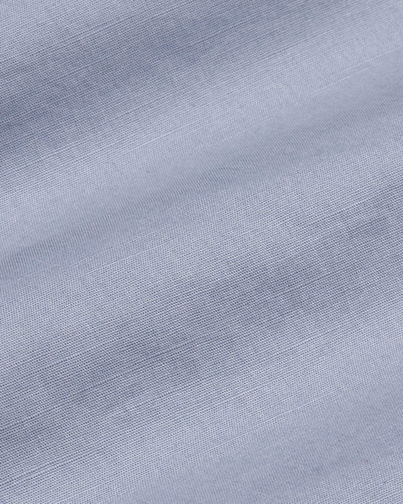Amess Silver Plain Linen Shirt - John Ellies