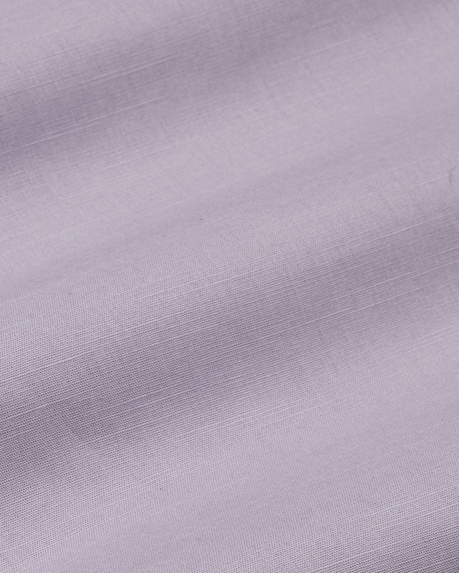 Amess Lavender Plain Linen Shirt - John Ellies