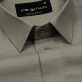 Amess Bronze Plain Linen Shirt - John Ellies