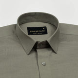 Amess Bronze Plain Linen Shirt - John Ellies