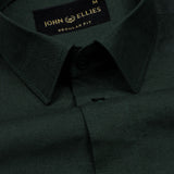 Amess Green Plain Linen Shirt - John Ellies