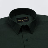 Amess Green Plain Linen Shirt - John Ellies