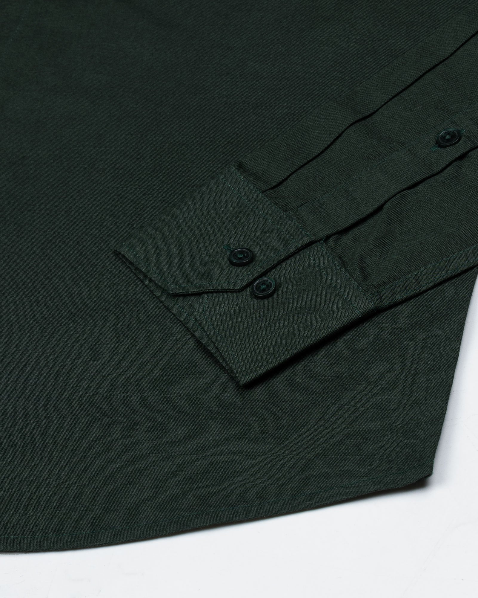 Amess Green Plain Linen Shirt - John Ellies
