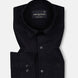 Amess Black Plain Linen Shirt - John Ellies