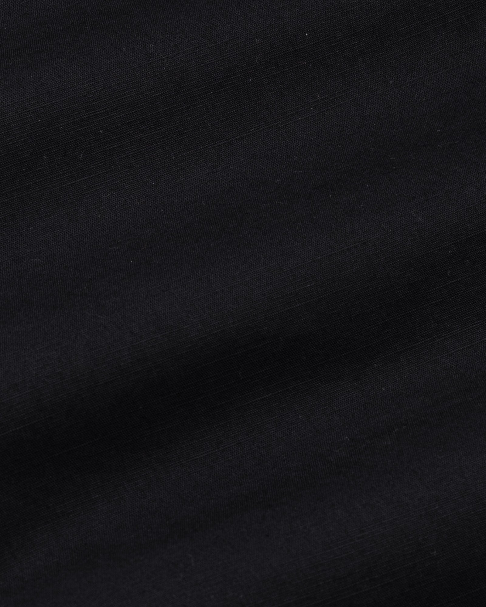 Amess Black Plain Linen Shirt - John Ellies