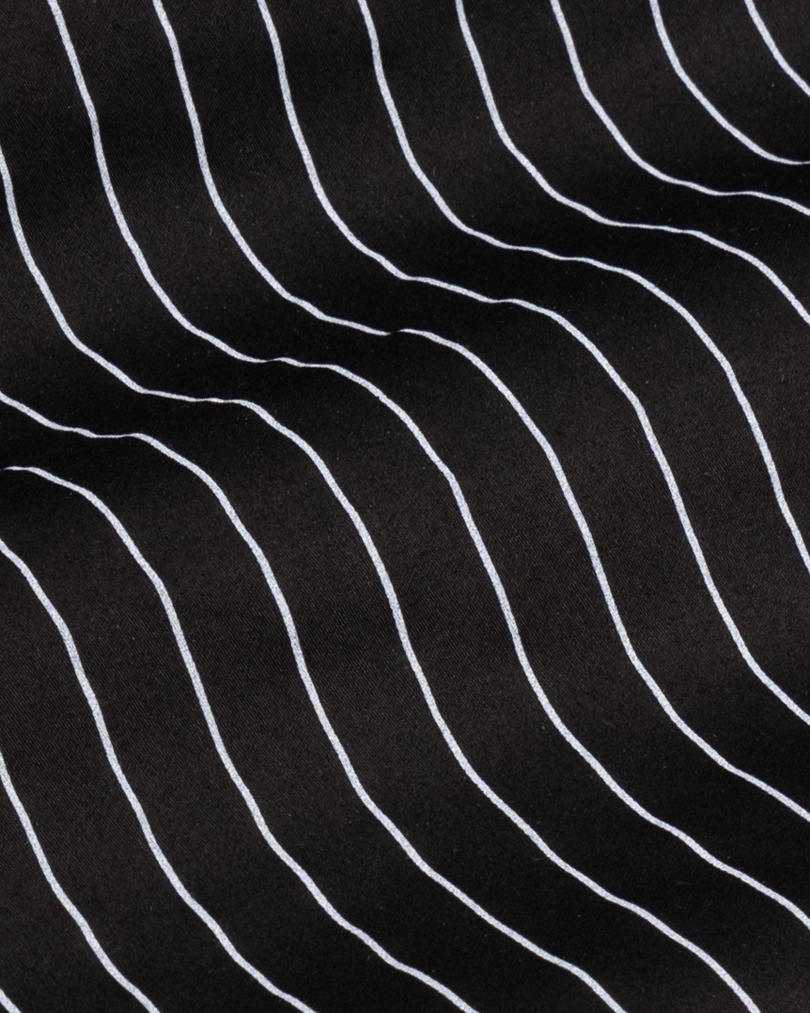 Orter Black Stripes Button Down Premium Cotton Shirt - John Ellies