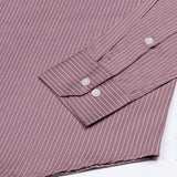 Orter Pink Pin Stripes Button Down Premium Cotton Shirt - John Ellies