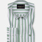Layt Green Stripes Oxford Cotton Shirt - John Ellies