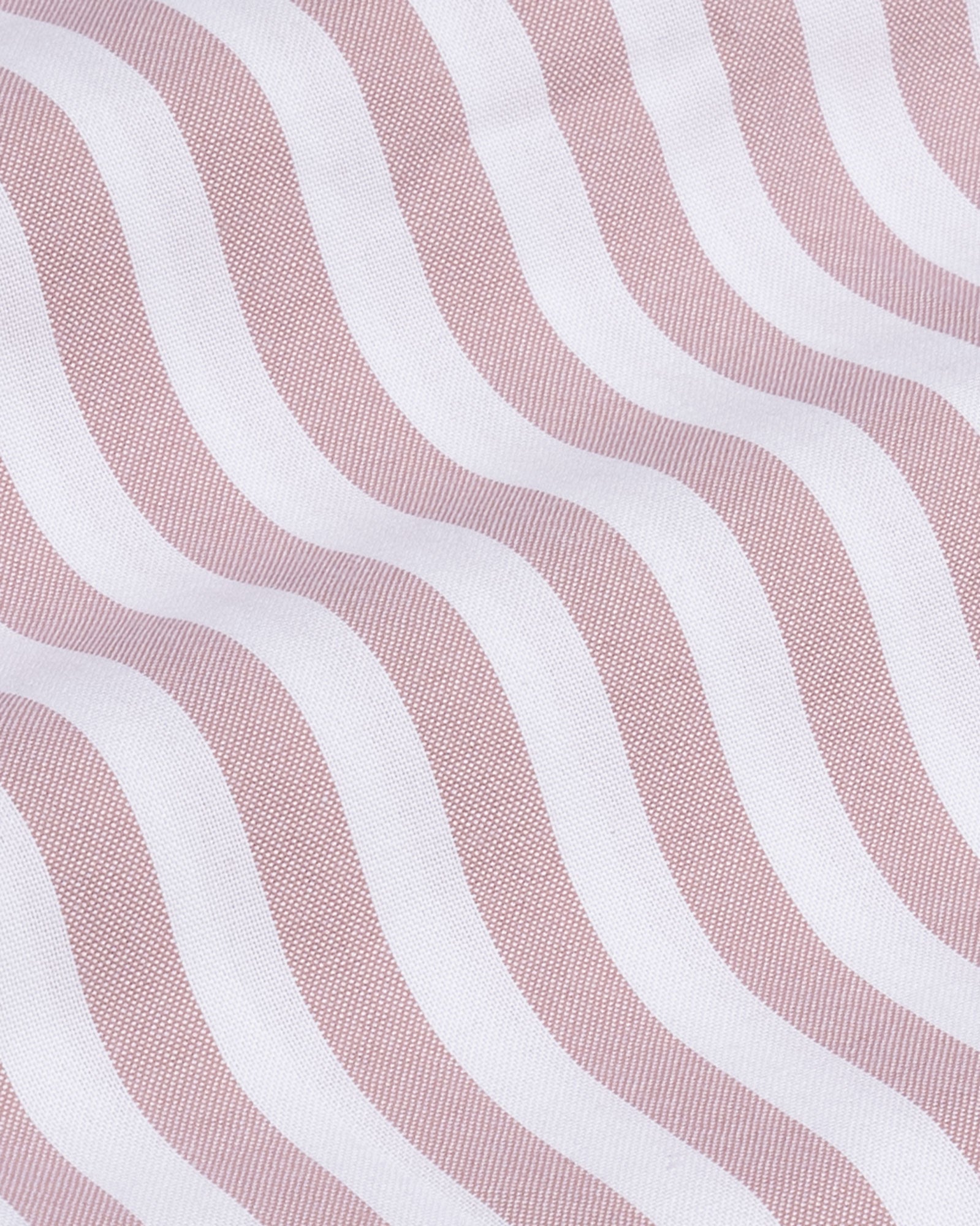 Layt Pink Stripes Oxford Cotton Shirt - John Ellies