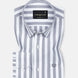 Layt Grey Stripes Oxford Cotton Shirt - John Ellies