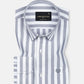 Layt Grey Stripes Oxford Cotton Shirt - John Ellies
