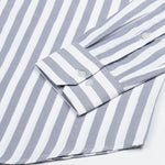 Layt Grey Stripes Oxford Cotton Shirt - John Ellies