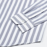 Layt Grey Stripes Oxford Cotton Shirt - John Ellies