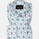 Celith Green Cube Linen Printed Shirt - John Ellies