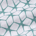 Celith Green Cube Linen Printed Shirt - John Ellies