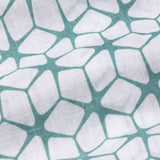 Celith Green Cube Linen Printed Shirt - John Ellies