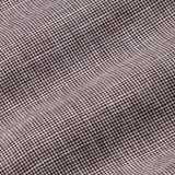 Zinots Brown Houndstooth Check Button Down Linen Shirt - John Ellies