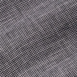 Zinots Black Houndstooth Check Button Down Linen Shirt - John Ellies