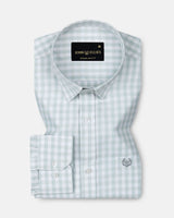 Asford Olive Hidden Button Down Oxford Cotton Shirt