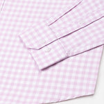 Asford Pink Hidden Button Down Oxford Cotton Shirt - John Ellies