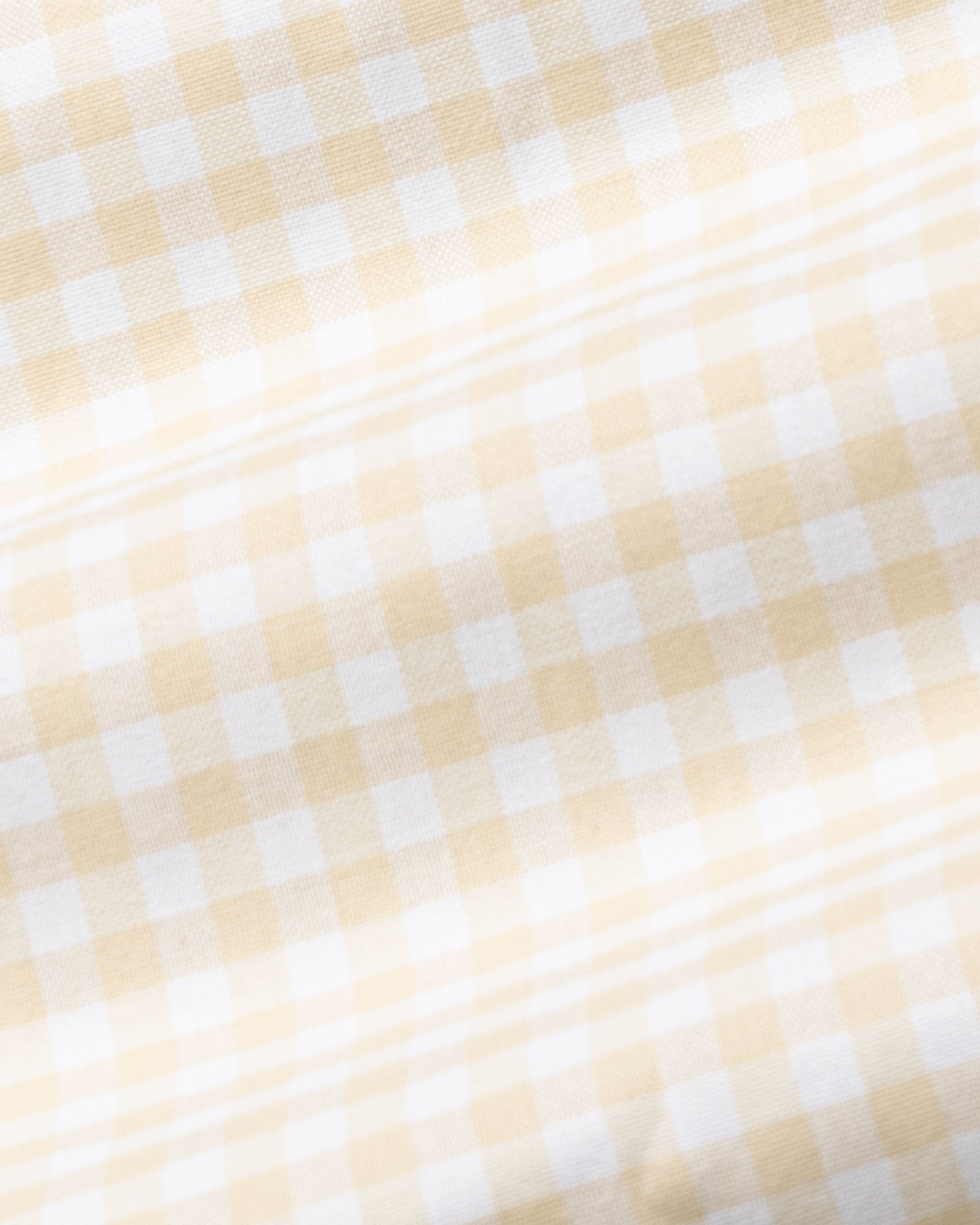 Asford Yellow Hidden Button Down Oxford Cotton Shirt - John Ellies