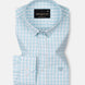 Asford Sky Blue Hidden Button Down Oxford Cotton Shirt - John Ellies