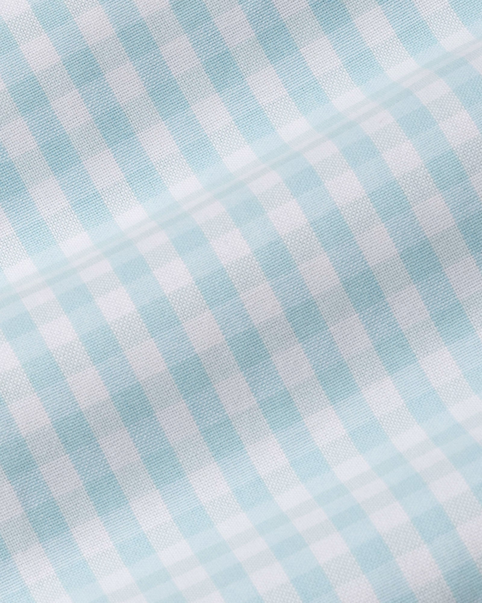 Asford Sky Blue Hidden Button Down Oxford Cotton Shirt - John Ellies