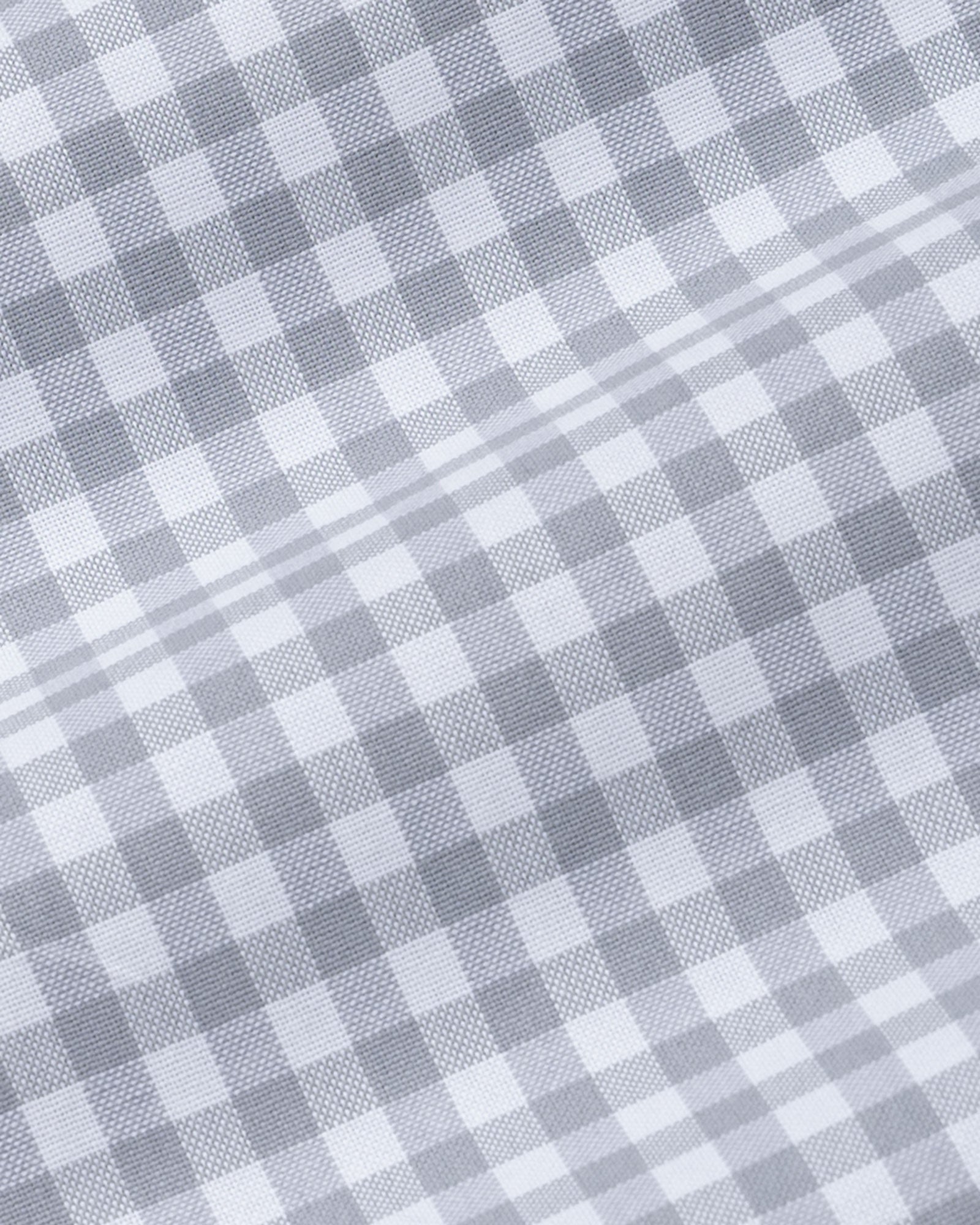 Asford Grey Hidden Button Down Oxford Cotton Shirt - John Ellies