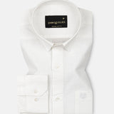 Pekzy White Plain Luxurious Linen Shirt