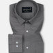Pekzy Grey Plain Luxurious Linen Shirt - John Ellies