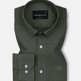 Pekzy Green Plain Luxurious Linen Shirt