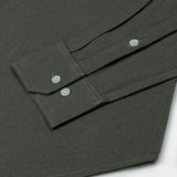 Pekzy Green Plain Luxurious Linen Shirt