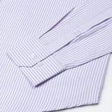 Axels Lavender Stripes Oxford Cotton Shirt