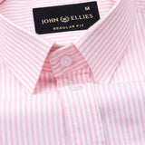 Axels Pink Stripes Oxford Cotton Shirt