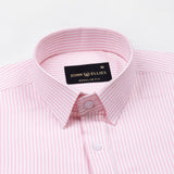 Axels Pink Stripes Oxford Cotton Shirt