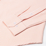 Axels Peach Stripes Oxford Cotton Shirt