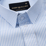 Axels Sky Blue Stripes Oxford Cotton Shirt