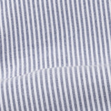 Axels Navy Blue Stripes Oxford Cotton Shirt