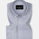 Cipher Grey Check Button Down Oxford Cotton Shirt - John Ellies