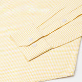 Cipher Yellow Check Button Down Oxford Cotton Shirt