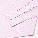 Cipher Pink Check Button Down Oxford Cotton Shirt