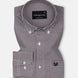 Cipher Brown Check Button Down Oxford Cotton Shirt - John Ellies