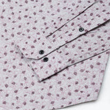 Luwan Pink Printed Cotton Shirt