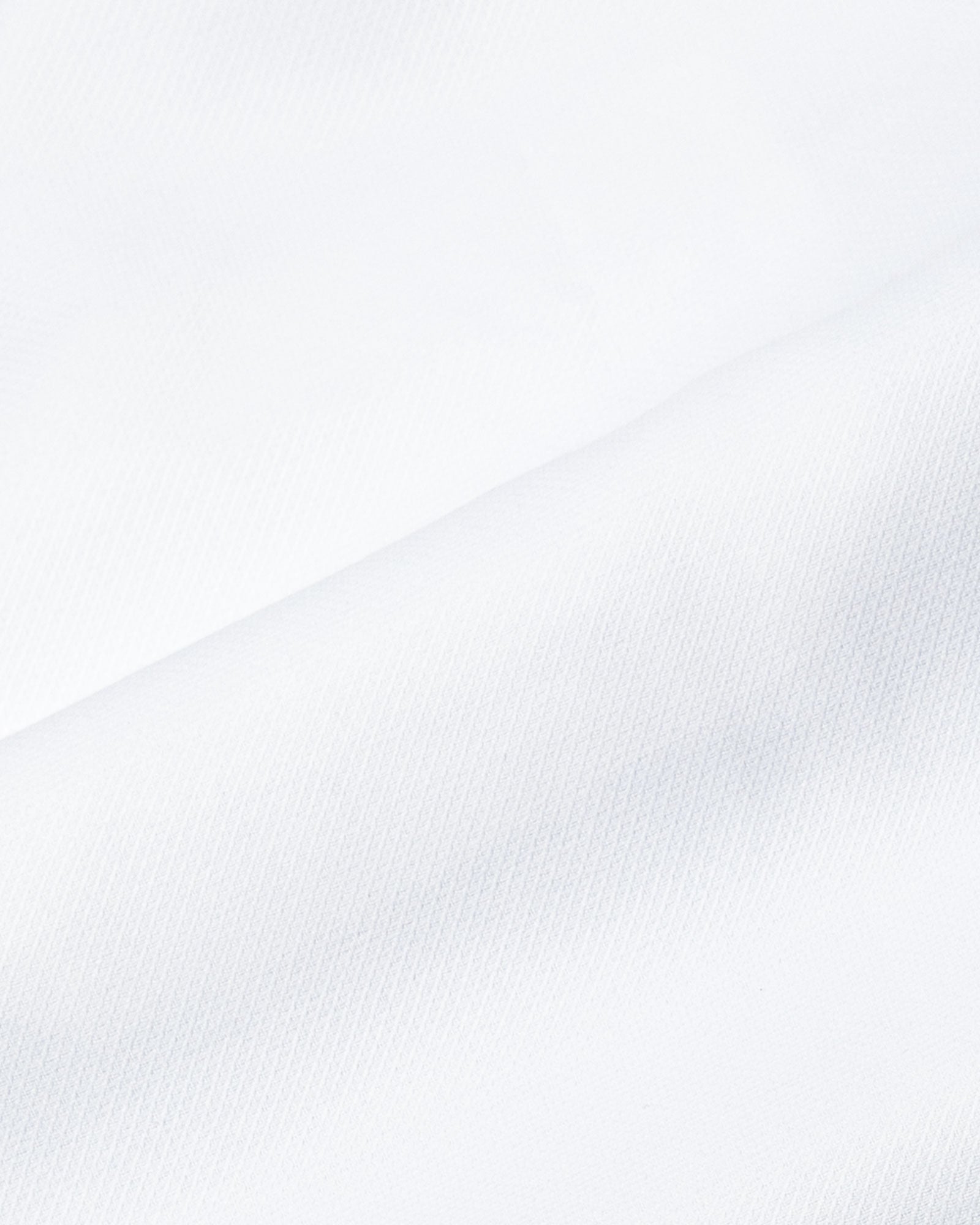 Marcell White Textured Cutaway Cotton Shirt - John Ellies
