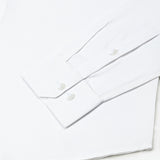 Marcell White Textured Cutaway Cotton Shirt - John Ellies