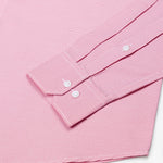 Marcell Red Textured Cutaway Cotton Shirt - John Ellies