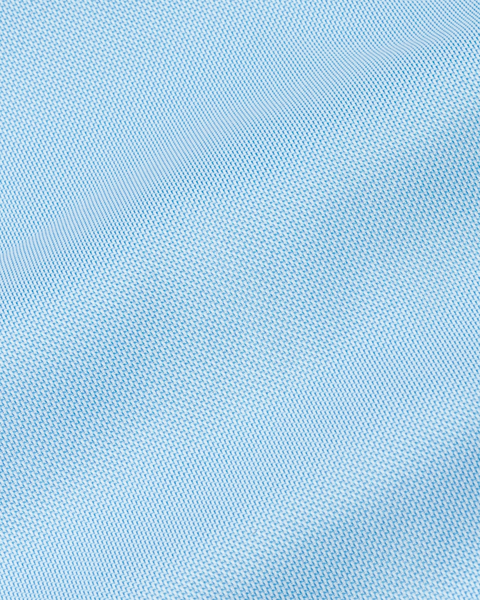 Marcell Sky Blue Textured Cutaway Cotton Shirt - John Ellies