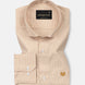 Marcell Yellow Textured Cutaway Cotton Shirt - John Ellies