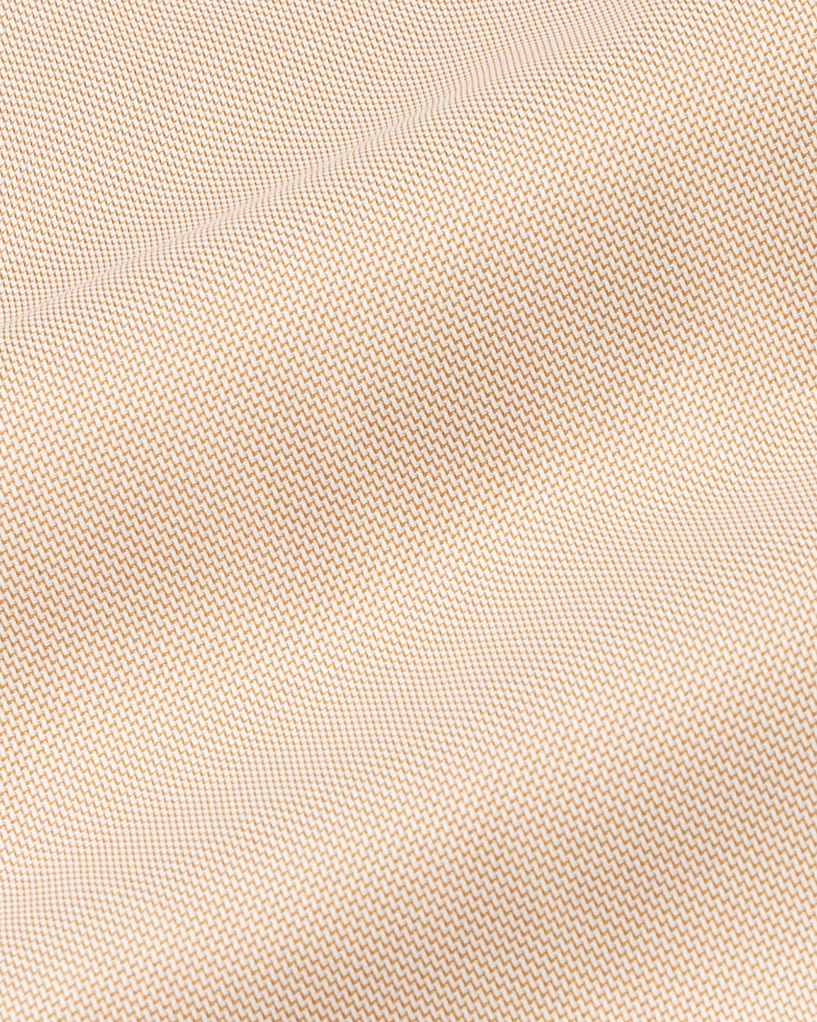 Marcell Yellow Textured Cutaway Cotton Shirt - John Ellies